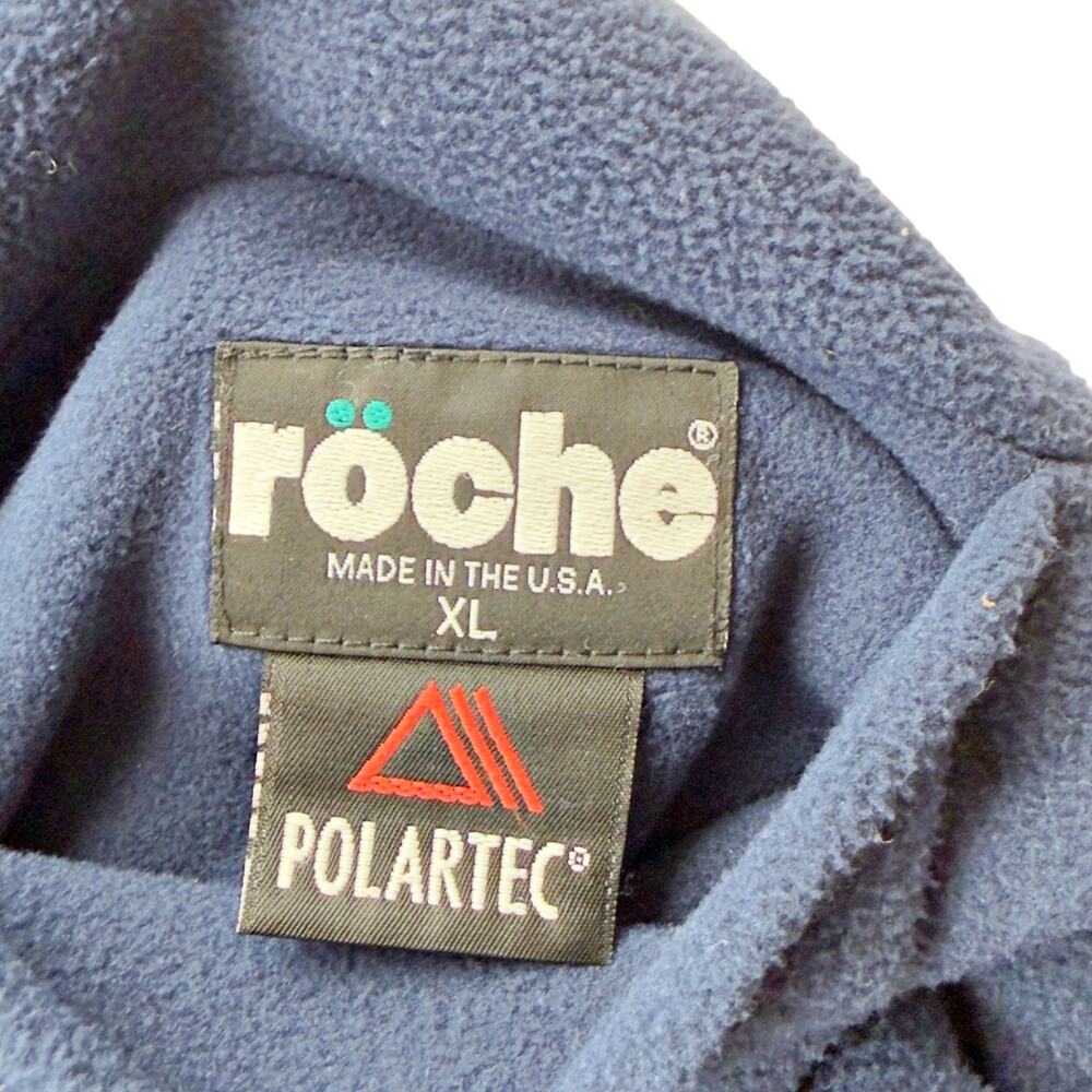 VTG Roche Reversible 1/4 Zip Pullover Washington Golf CC Virginia XL USA *READ* - Picture 6 of 9